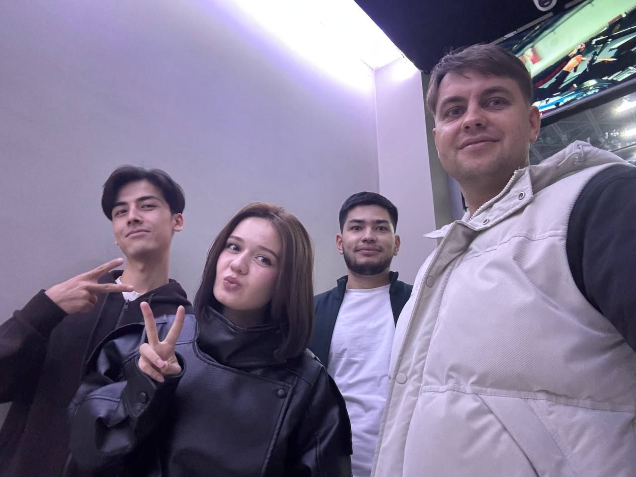 The team at an off-site event